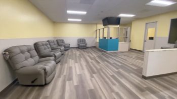 room with comfortable chairs