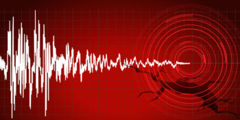 Earthquake seismograph line