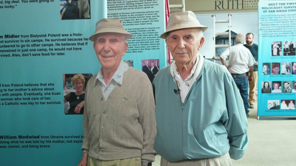 man stand in front of display