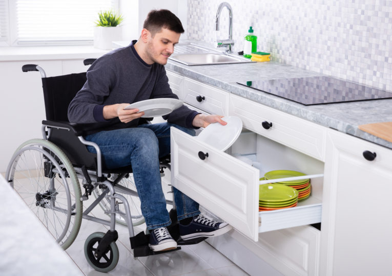 man in wheelchair