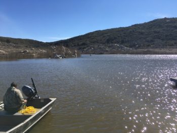 Lake Morena boat