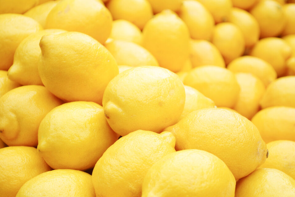 Fresh lemons
