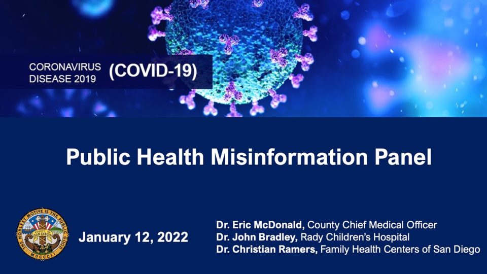 Public Health Misinformation Panel doctors
