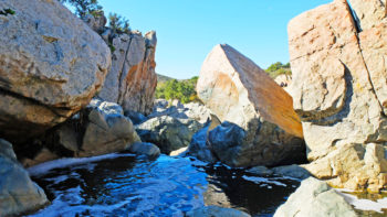 small waterfall at Los Penasquitos