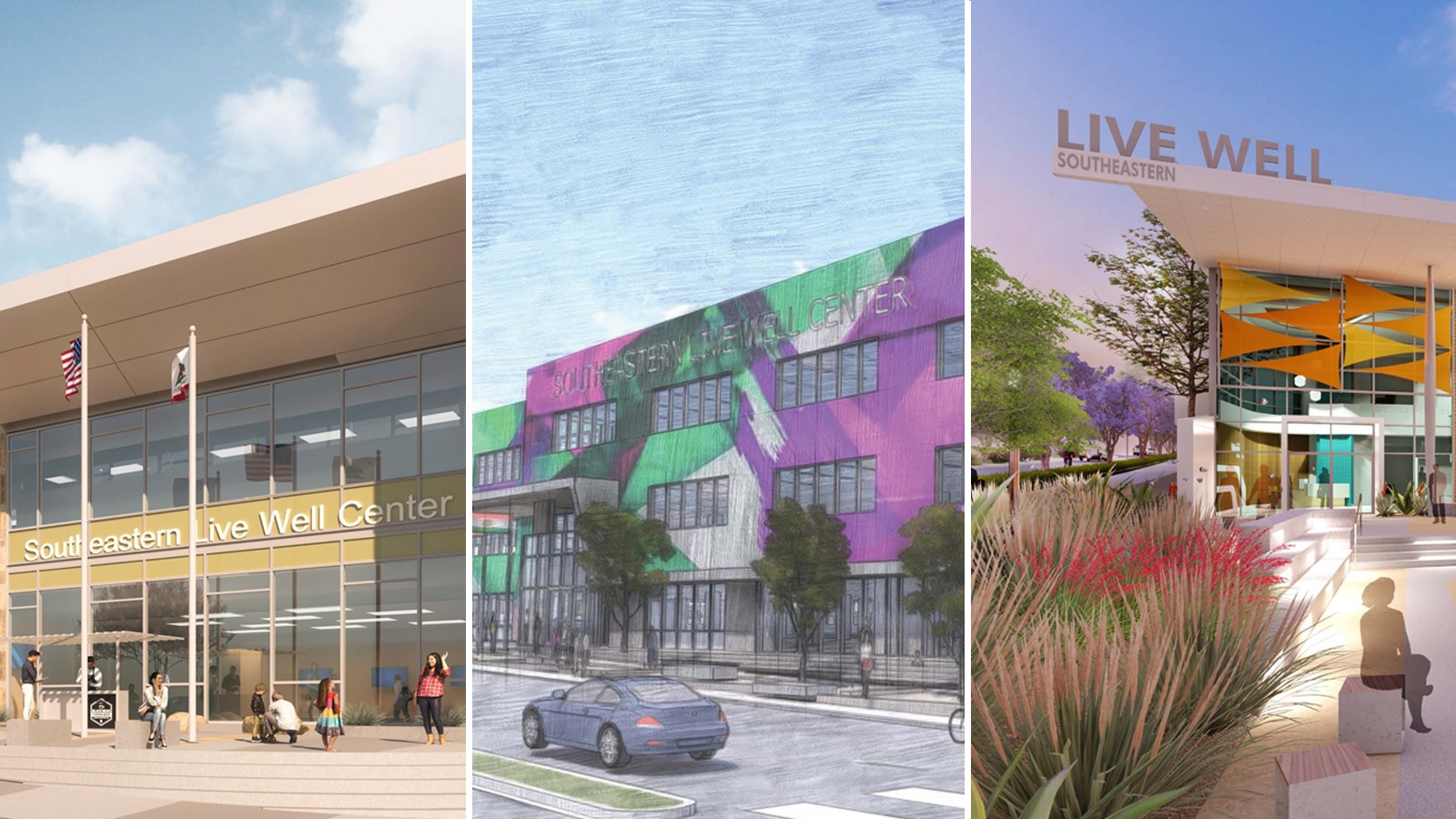 Live Well Center renderings