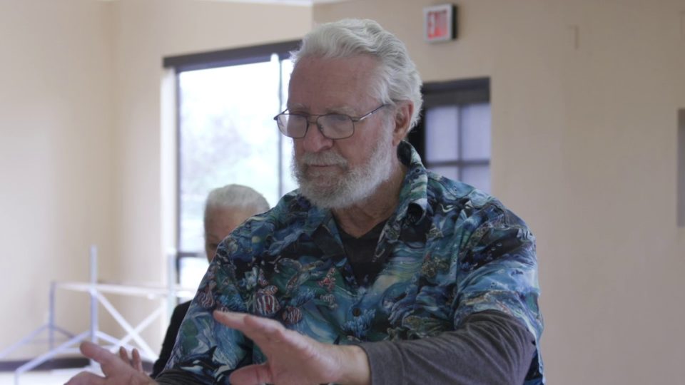 Man doing tai chi